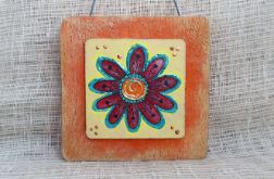 Obrazek na drewnie - Flower Melody