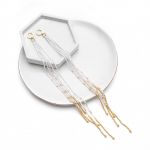 Wyjątkowe ręcznie szyte kolczyki Selene - 