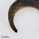 .Lunula - mosiężny wisiorek (2111-08) - Wisiorek w kolorze złota