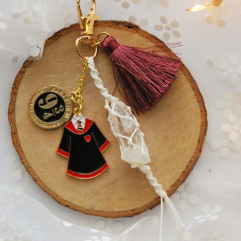 Breloczek z kryształem górskim Harry Potter