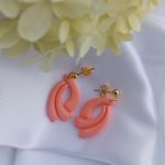 "Kalliope I" - kolczyki z gliny polimerowej. - wykonane ręcznie