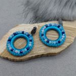 „FIONA” kolczyki szydełkowe - „FIONA” kolczyki szydełkowe