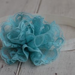 Opaska niemowlęca - Akwamaryna