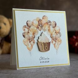 Kartka urodzinowa z kopertą prezentową B20