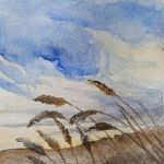 Pejzaż-akwarela formatu -A5 - 