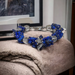 Bransoletka z Lapis Lazuli i kryształów  - Energetyczna bransoletka z kamieni naturalnych