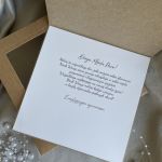 Ślubna kartka w pudełku z kopertą!  - 