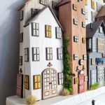 Wieszak - drewniane domki - na klucze i inne drobiazgi 14.0 - 