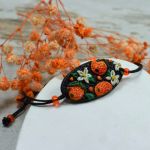 Bransoletka "pomarańcze" - bransoletka pomarańcze