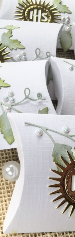 216,Pudełka na prezenty dla gości Pierwsza Komunia Święta 6 szt.