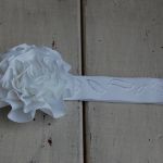 Opaska niemowlęca - "W bieli" - 