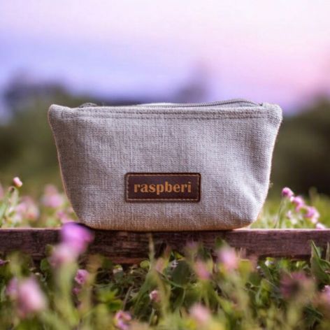 Jasnoszara kosmetyczka MINI