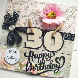 30 urodziny kartka kobiety trzydziestka