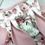 Bluza r.116 i 122 bukieciki - Bluza z kapturem i uszami