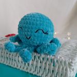 Ośmiornica pluszowa, Maskotka ośmiorniczka, Zabawka na prezent - Zabawka ma wysokość ok 11 cm.