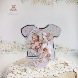 Kartka body na chrzest "CottonCandy 2" GOTOWA Kartka body na chrzest "CottonCandy 2" GOTOWA