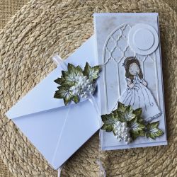 147,Kartka na Komunię dla dziewczynki