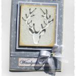 Kartka świąteczna z reniferem - 