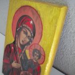 Matka Boża Nieustającej pomocy- ikona - widok boczny