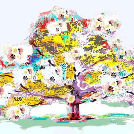 Obraz na płótnie Wiosenne drzewo 120 x 80