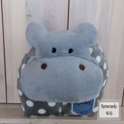 Hipopotam - poduszka i przytulanka