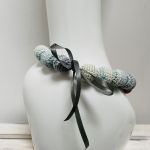 Korale szydełkowe naszyjnik boho handmade 9 - naszyjnik kolorowy