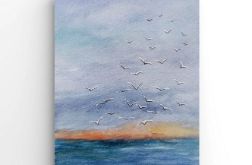 Morze 1-akwarela formatu A5