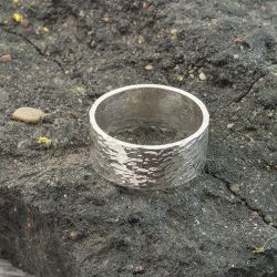 Pierścionek - obrączka srebrna 925- unisex