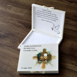 Podziękowanie dla Chrzestnych Dziadków Komunia