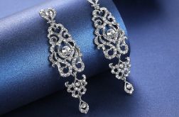 Z cyrkoniami kolczyki