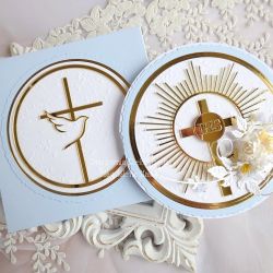 Komunijna kartka w pudełku 632