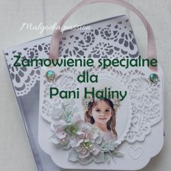 Zamówienie specjalne Kartka torebka komunijna