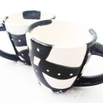 Filiżanki ceramiczne - Black&White - 