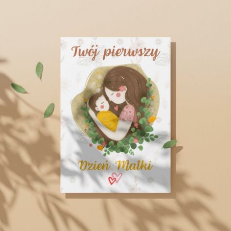 Kartka na Dzień Matki Pierwszy Dzień Matki