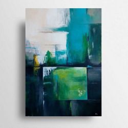 Abstrakcja-obraz akrylowy formatu 100/70 cm. 