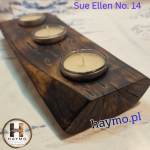 Świecznik drewniany DeepWax Sue Ellen No. 14 - 