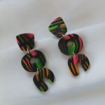 "Ina II" - kolczyki z gliny polimerowej. - lekkie i wygodne