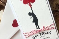 215,Kartka urodzinowa dla dziewczynki z balonami