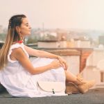 Torebka kopertówka handmade beżowa szmaragd - śmietankowa kopertówka