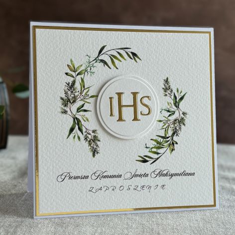 Ręcznie robione zaproszenia komunijne, 4