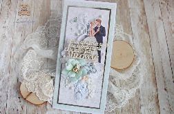 Kartka ślubna pamiątka "PastelWedding" GOTOWA