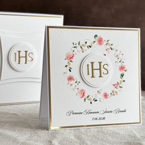 Pamiątka I Komunii w pudełku z kopertą, 103