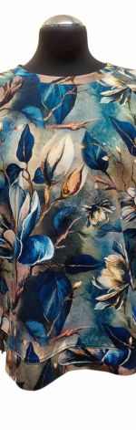 Bluzka damska kwiaty akwarela