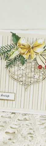 Kartka świąteczna z bombką, 375