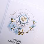 Zaproszenie na Komunię ręcznie robione Hostia - Zaproszenie komunijne ręcznie robione