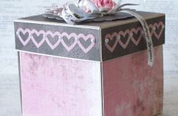 Ślubne pudełko z kieszonkami b.2