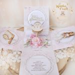 Exploding box komunijny "Pink Roses" GOTOWY - 