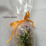 Jajko z bukietem krokusów i konwalii - teofano atelier, pudełko