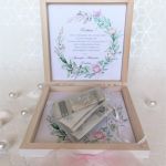 Kartka na Ślub Drewniane Pudełko-PPS13 - pudełko na pieniądze ślub