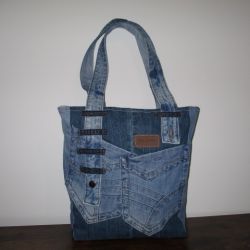 17 Torba jeansowa dżinsowa 